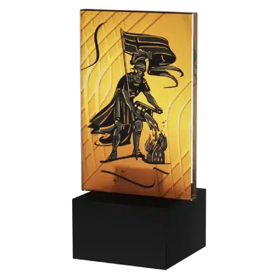 Glastrophäe Patron der Feuerwehrleute AG1-12/FIR1 Glastrophäe Patron der Feuerwehrleute AG1-12/FIR1