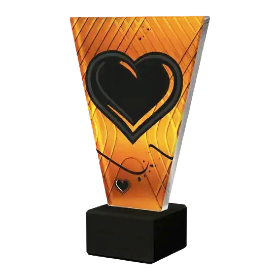 Glastrophäe Herz VL/1/HEA Glastrophäe Herz VL/1/HEA