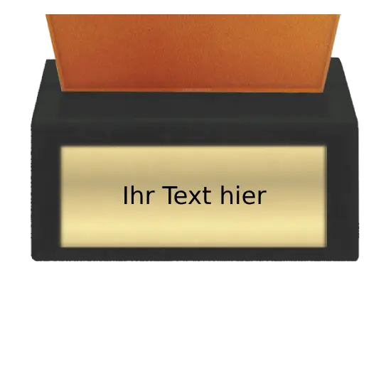 Glastrophäe Tischtennis VL/1/TAB Glastrophäe Tischtennis VL/1/TAB – Bild 2