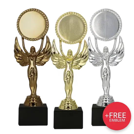 Kunststofftrophäe Ruhm auf dem Podium S7F32 Kunststofftrophäe Ruhm auf dem Podium S7F32