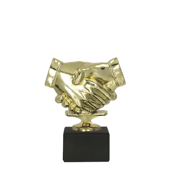 Kunststofftrophäe Händedruck S7H425/G Kunststofftrophäe Händedruck S7H425/G