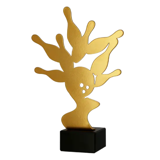 Metall Trophäe Bowling ML-BOW Metall Trophäe Bowling ML-BOW