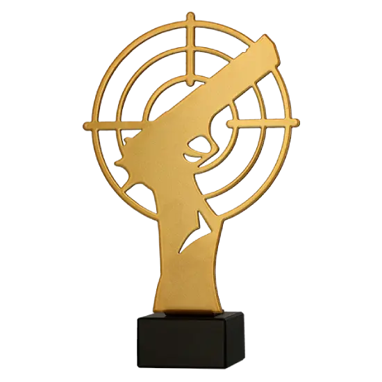 Metall trophäe Pistole ML-SHO3 Metall trophäe Pistole ML-SHO3