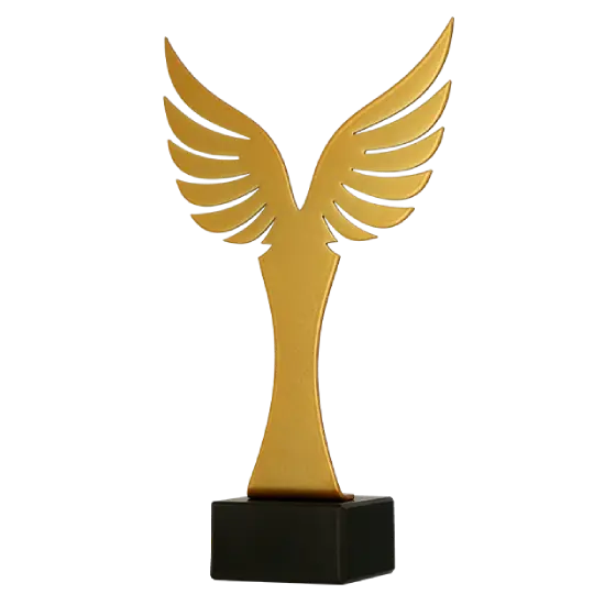Metall Trophäe Flügel ML-WIN Metall Trophäe Flügel ML-WIN