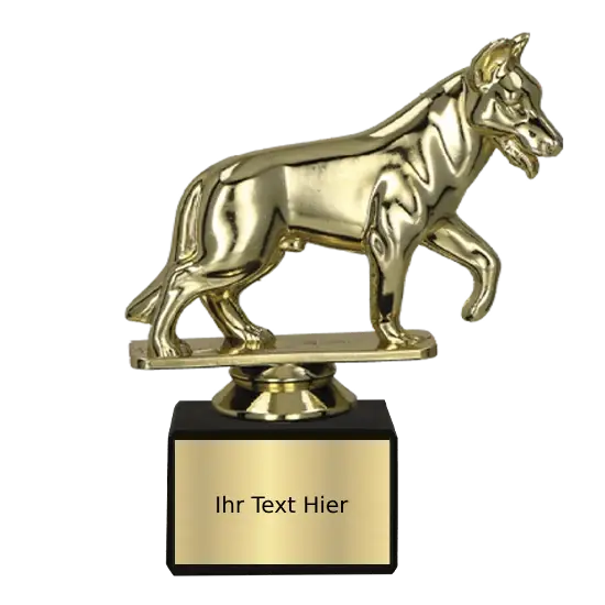 Kunststofftrophäe Hund S7B227/G Kunststofftrophäe Hund S7B227/G – Bild 2