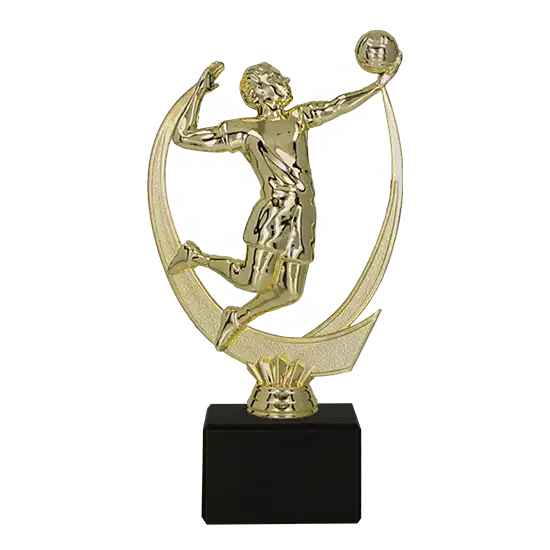 Kunststofftrophäe Aufschlag im Volleyball S7F225/G Kunststofftrophäe Aufschlag im Volleyball S7F225/G