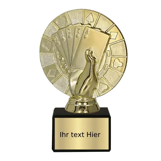 Kunststofftrophäe Royal Flush S7F236/G Kunststofftrophäe Royal Flush S7F236/G – Bild 2