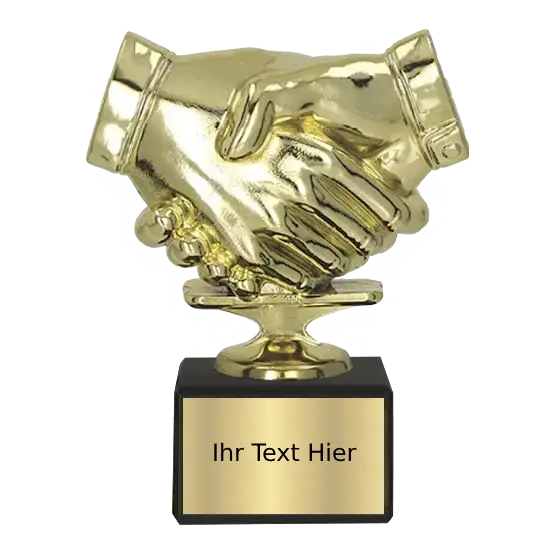 Kunststofftrophäe Händedruck S7H425/G Kunststofftrophäe Händedruck S7H425/G – Bild 2