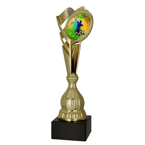 Pokal mit Volleyballspieler 7249/VOL Pokal mit Volleyballspieler 7249/VOL