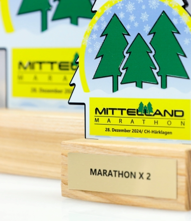 Personalisiserte trophaen