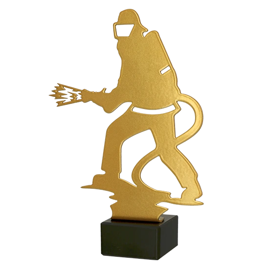 Metall Trophäe Feuerwehrmann ML-FIR2 Metall Trophäe Feuerwehrmann ML-FIR2